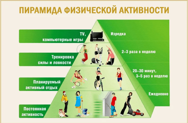 Пирамида физической активности